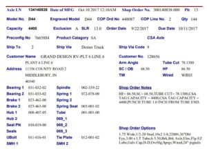 4.4K 655 ELEC STRAIGHT;W/EZ LUBE, HF=86.5", SC=68.5", OVERSLUNG